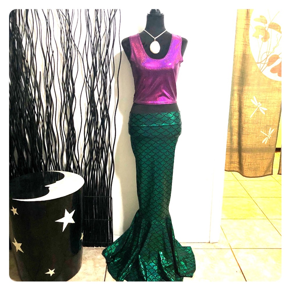 Coquetry Clothing Mermaid Costume Skirt & Top